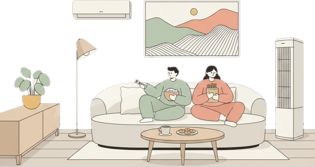 벽걸이 에어컨 이미지